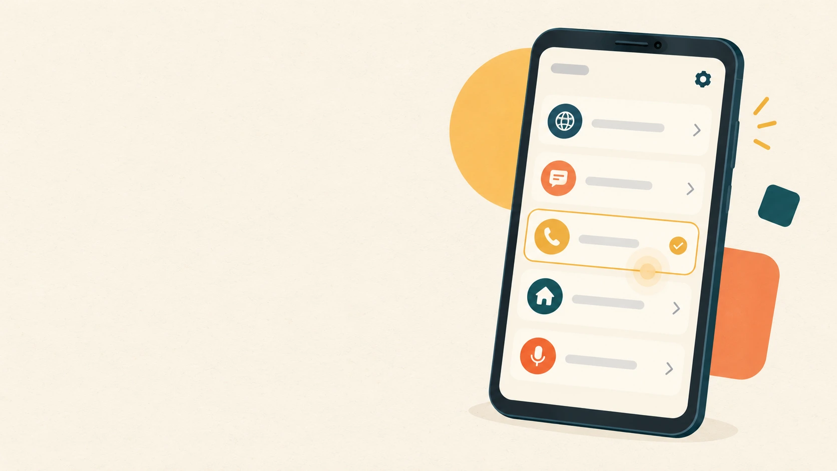 How to change default apps Android: phone Settings screen with browser and messaging app choices