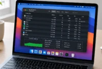 how-to-clear-ram-on-mac-activity-monitor-memory-pressure MacBook Pro displaying Activity Monitor Memory tab with green Memory Pressure graph showing healthy RAM usage on macOS